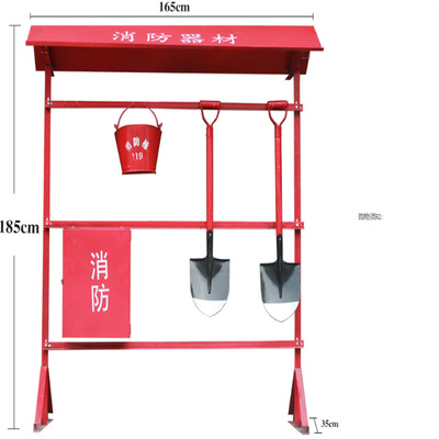 消防架分类与应用 单排消防工具架与多功能消防器材架解析